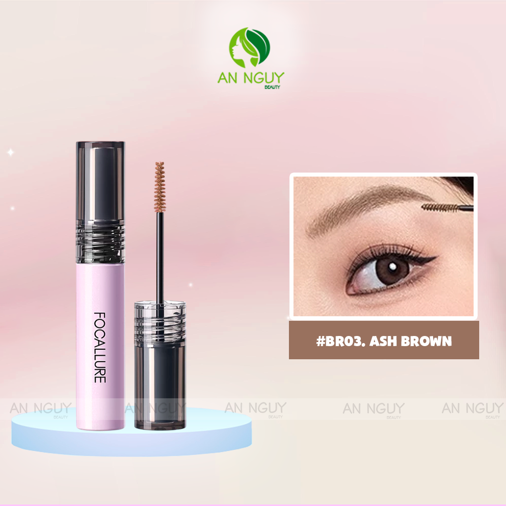 Mascara Lông Mày Dạng Gel Focallure Eyebrow Gel Tự Nhiên Chống Thấm Nước 24h 5g