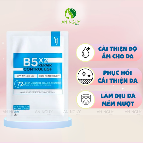 Mặt Nạ Yuejin B5x2 Repair Control EGF Dưỡng Ẩm Phục Hồi Da 25ml