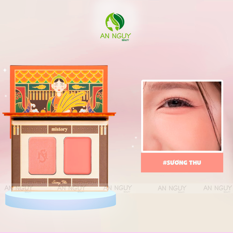 Má Hồng Dạng Kem + Phấn Mistory Lotus & Puppet Water Blush Ửng Hồng Căng Mướt 6g