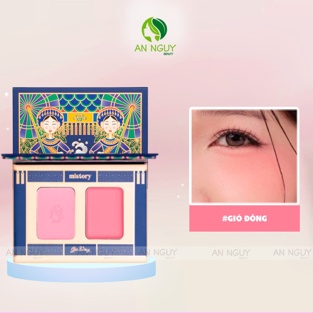 Má Hồng Dạng Kem + Phấn Mistory Lotus & Puppet Water Blush Ửng Hồng Căng Mướt 6g