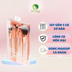 Bộ Cọ Trang Điểm Vacosi Flawless Face Brush Kit (Phiên Bản Golden Dragon)