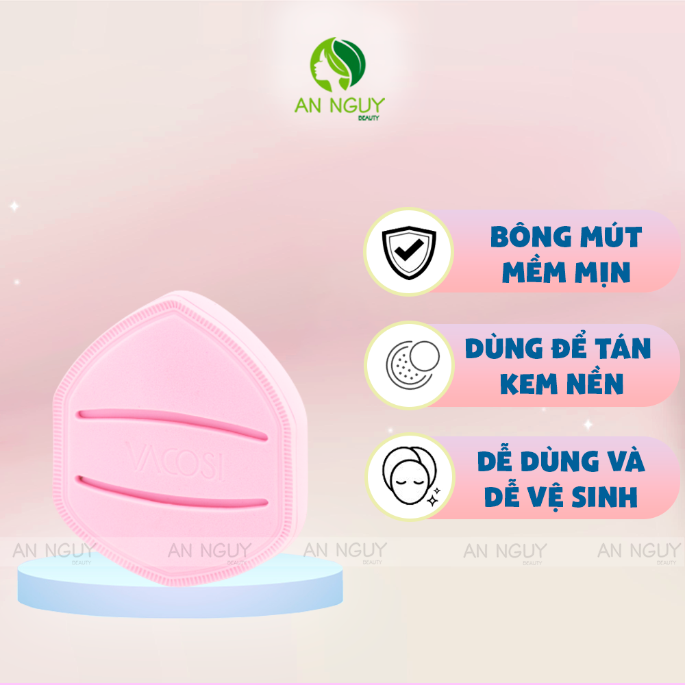 Bông Mút Tán Nền Đệm Khí Vacosi Air-Fit Makeup Sponge