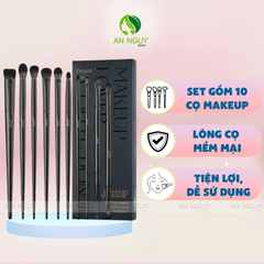 Bộ Cọ Trang Điểm 10 Cây Jessup Make Up Lover Collection III (Black)