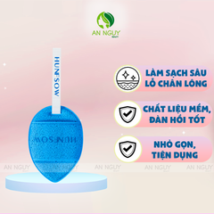 Bông Mút Rửa Mặt Bọt Biển Hunfsow Hình Giọt Nước Mềm Mại