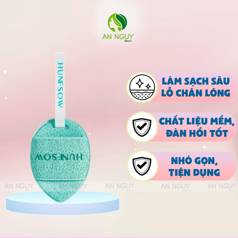 Bông Mút Rửa Mặt Bọt Biển Hunfsow Hình Giọt Nước Mềm Mại