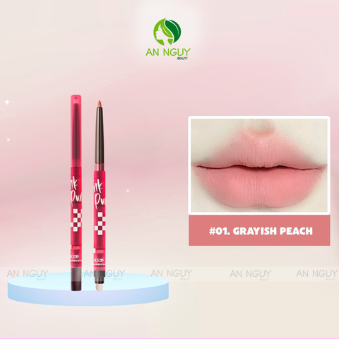 Chì Kẻ Viền Môi 3in1 PinkPunk One-Touch Plumping Lip Liner 0,25g