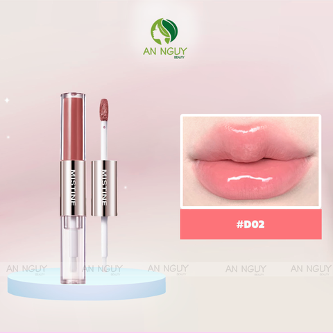 Son 2 Đầu Mistine Tipsy-lock Lip Duo 1.5g x 2