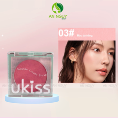 Má Hồng Kem Ukiss Temp Code Mousse Cream Blush 3.2g