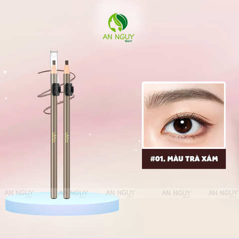 Chì Xé Kẻ Mày Ukiss One-Pull No-Shave Eyebrow Pencil 3.8g