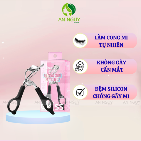 Kẹp Mi Ukiss Thick Eyelash Doll Wide Angle Eyelash Curler Giúp Làm Cong Mi Tự Nhiên