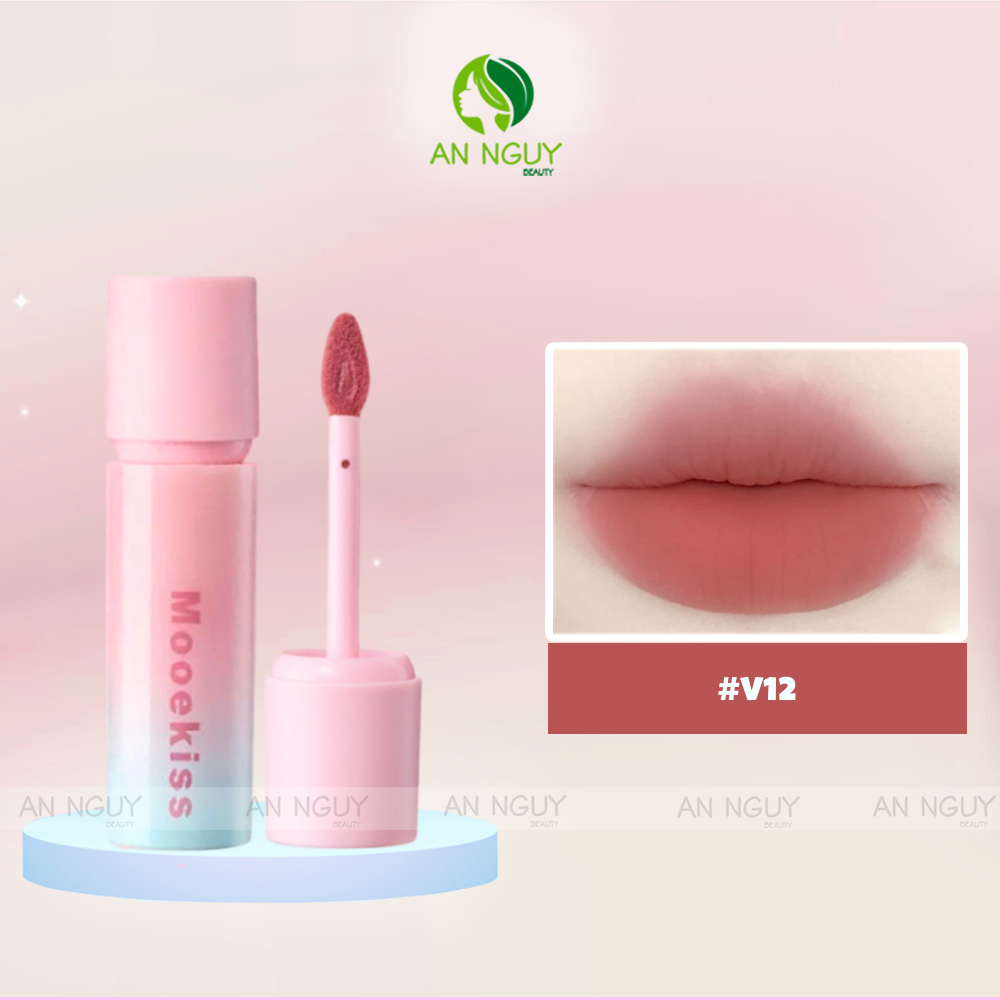 Son Kem Bùn Mooekiss Velvet Lip Mud Mịn Lì Lâu Trôi 3g