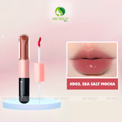 Son Bóng Hai Đầu Mooekiss Dual Effect Lip Gloss Dưỡng Môi Đa Năng (3ml+3ml)