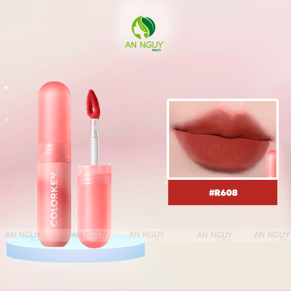 [Mẫu Thử] Sản Phẩm Colorkey (Son Kem Colorkey R608 1.7g)