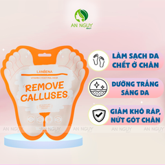 Mặt Nạ Da Chân Lanbena Foot Peel Mask Remove Calluses Làm Sạch Tế Bào Chết 40g/Đôi