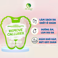 Mặt Nạ Da Chân Lanbena Foot Peel Mask Remove Calluses Làm Sạch Tế Bào Chết 40g/Đôi