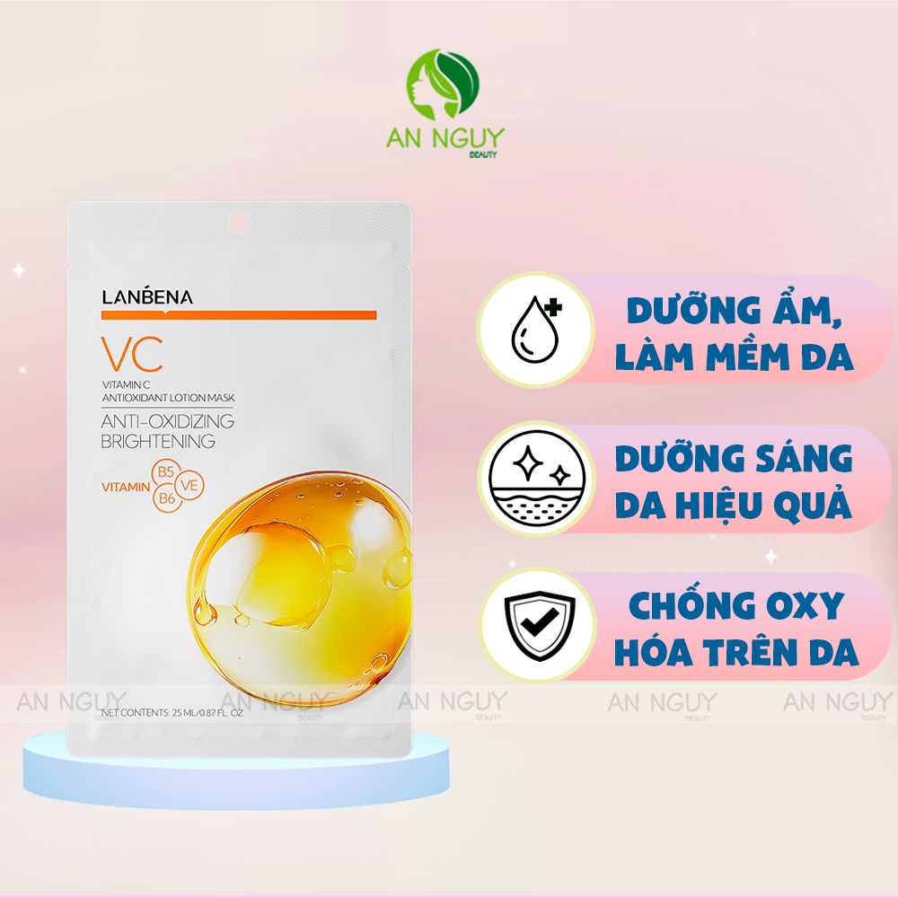 Mặt Nạ Dưỡng Da Lanbena Lotion Mask Chiết Xuất Thực Vật 25ml