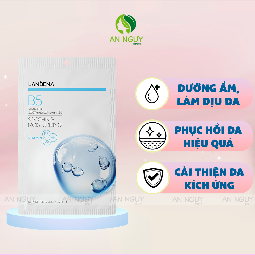 Mặt Nạ Dưỡng Da Lanbena Lotion Mask Chiết Xuất Thực Vật 25ml