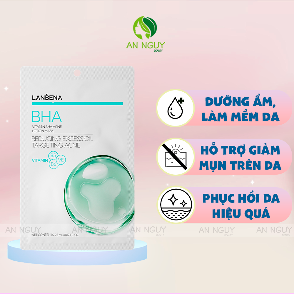 Mặt Nạ Dưỡng Da Lanbena Lotion Mask Chiết Xuất Thực Vật 25ml