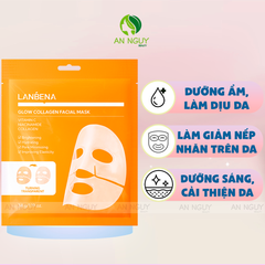 Mặt Nạ Thạch Lanbena Glow Collagen Facial Mask Dưỡng Ẩm, Tăng Độ Đàn Hồi, Làm Đều Màu Da 34g