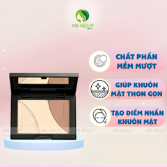 Bảng Phấn Tạo Khối Và Highlight 3 Màu Mooekiss Three-Color Contouring Palette 9g