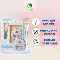 Bộ Mút Cọ Tán Nền Amortals Tiên Cá Mềm Mại Partner Series - Base Makeup CP Tool Box