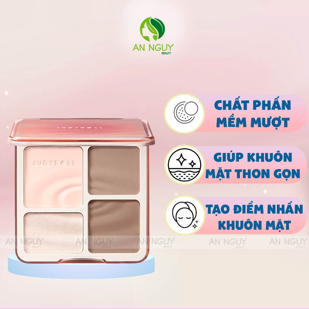 Phấn Bắt Sáng Và Tạo Khối Judydoll Highlight & Contour
