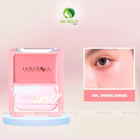 Má Hồng Kem Judydoll Glow Blush Balm Căng Bóng Lâu Trôi Mềm Mịn 3g
