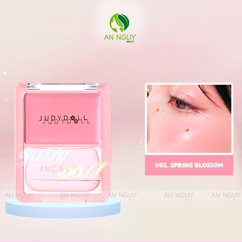 Má Hồng Kem Judydoll Glow Blush Balm Căng Bóng Lâu Trôi Mềm Mịn 3g