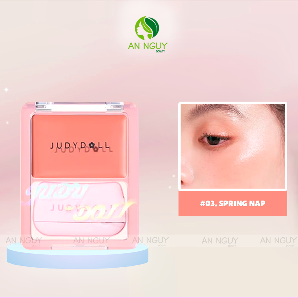 Má Hồng Kem Judydoll Glow Blush Balm Căng Bóng Lâu Trôi Mềm Mịn 3g
