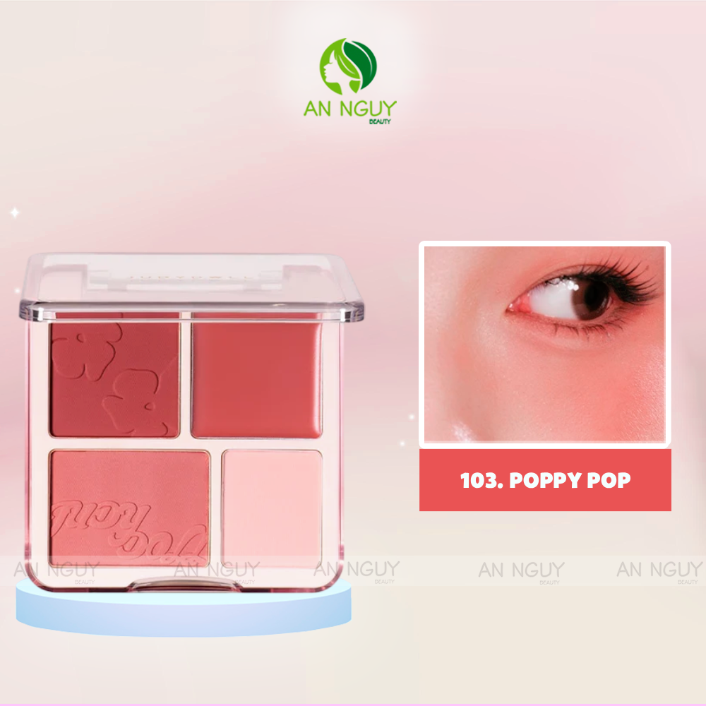Phấn Má Hồng Và Bắt Sáng Judydoll Blush & Highlight Palette 9g