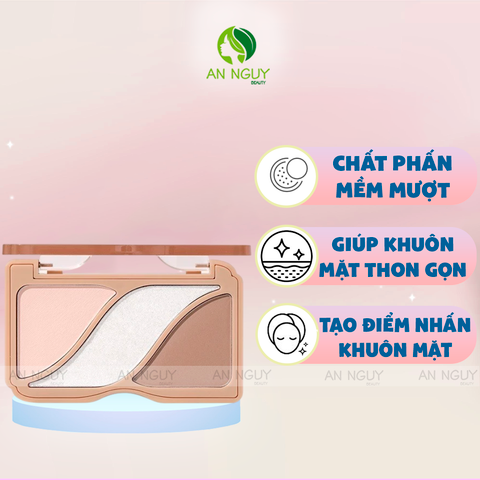 Bảng Tạo Khối Hold Live Shading Highlight Contour Comprehensive Powder Palette #H02