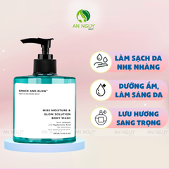 Sữa Tắm Grace And Glow Miss Moisture And Glow Solution Body Wash Dưỡng Ẩm Da 400ml