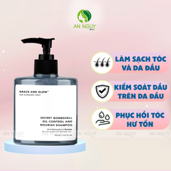 Dầu Gội Kiềm Dầu Grace And Glow Secret Bombshell Oil Control & Nourish Shampoo 400ml