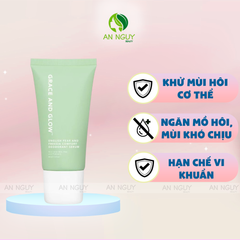 Lăn Khử Mùi Grace And Glow Deodorant Serum Làm Sáng Da, Ngăn Mùi Mồ Hôi Hiệu Quả 50ml