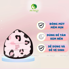 Mút Tán Nền Báo Đốm Guoxiaoniu Powder Puff