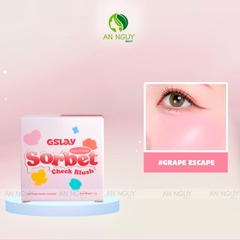 Má Hồng Kem Gslay Sorbet Cheek Blush Thuần Chay Mịn Lì Và Nhũ Dễ Tán Bền Màu 5g