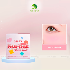 Má Hồng Kem Gslay Sorbet Cheek Blush Thuần Chay Mịn Lì Và Nhũ Dễ Tán Bền Màu 5g