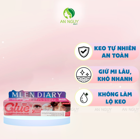 Keo Dán Mi Chuyên Dụng Mlen Diary Eyelashes Special Glue 4g
