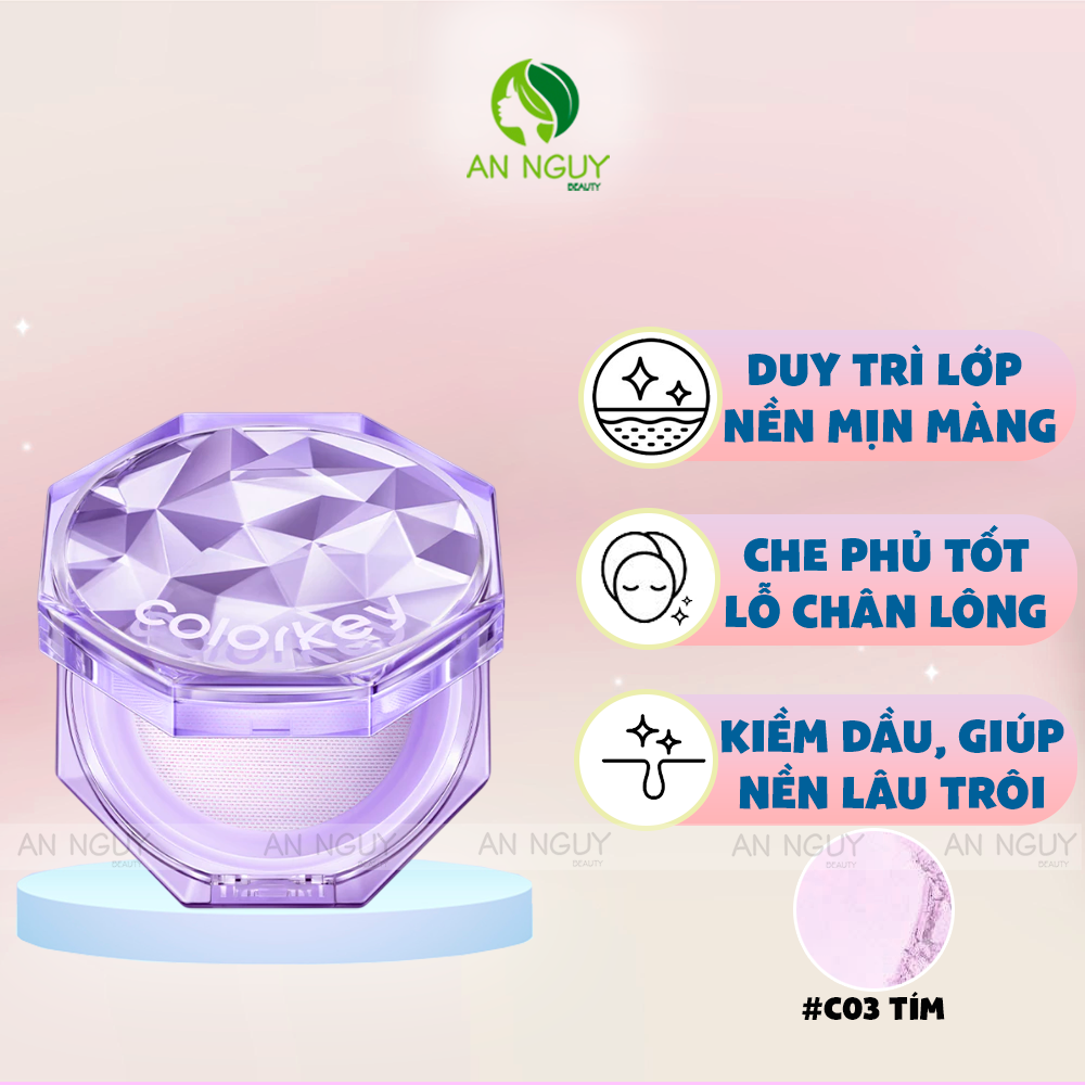 Phấn Phủ Dạng Bột Colorkey Lasting Naturally Occurring Loose Powder