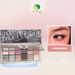 Bảng Phấn Mắt 12 Ô Colorkey Foxieverse Chroma 12-Color Palette Nhũ Lì, Màu Đậm Chuẩn 14.2g (Phiên Bản Đặc Biệt)