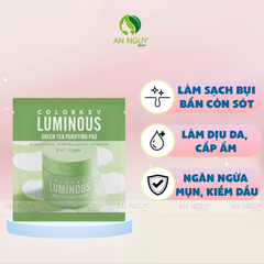 Nước Cân Bằng Dạng Miếng Colorkey Luminous Pad Sensitive Skin Friendly (Gói 2 Miếng)