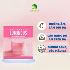 Nước Cân Bằng Dạng Miếng Colorkey Luminous Pad Sensitive Skin Friendly (Gói 2 Miếng)