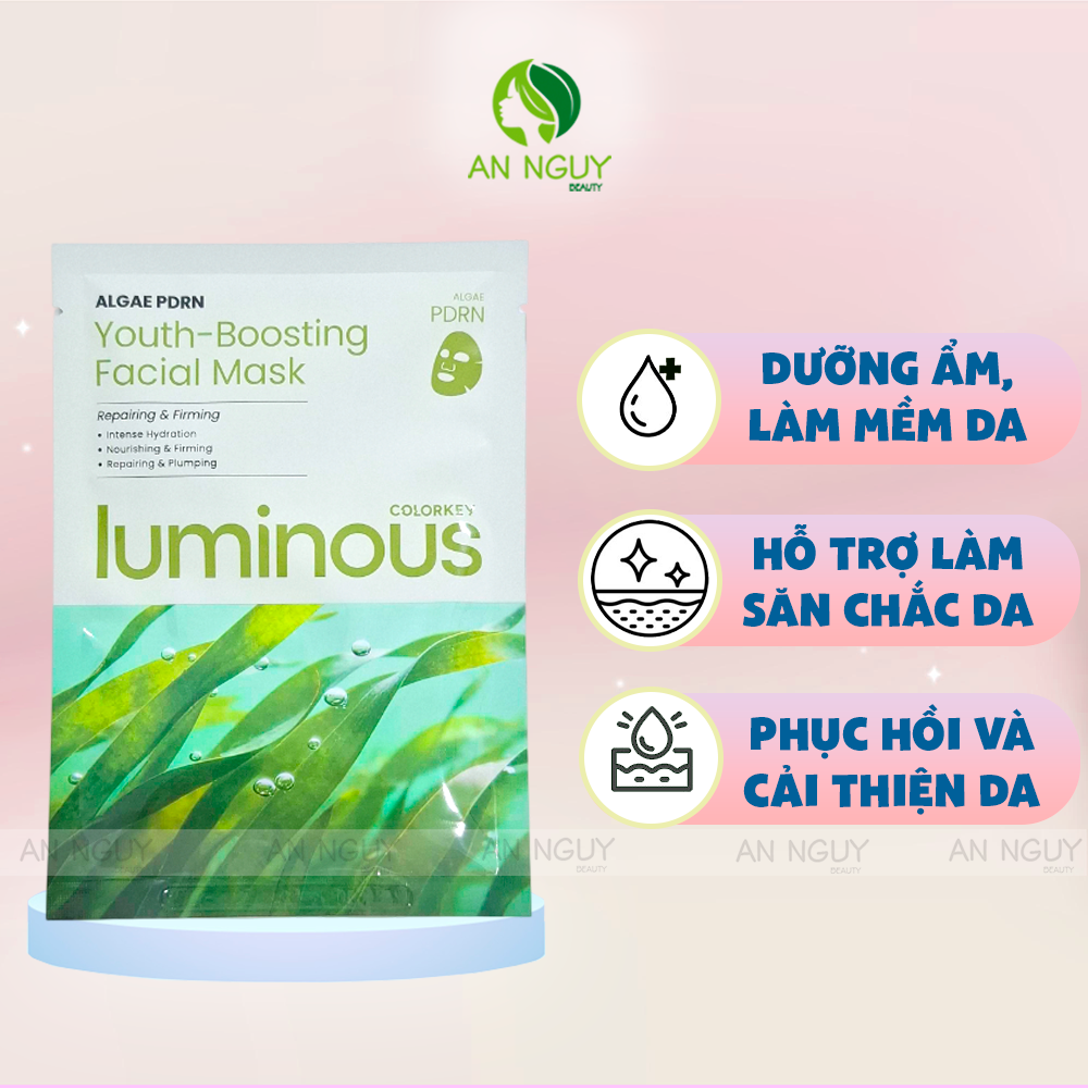 Mặt Nạ Dưỡng Da Thuần Chay Colorkey Luminous PDRN 25ml