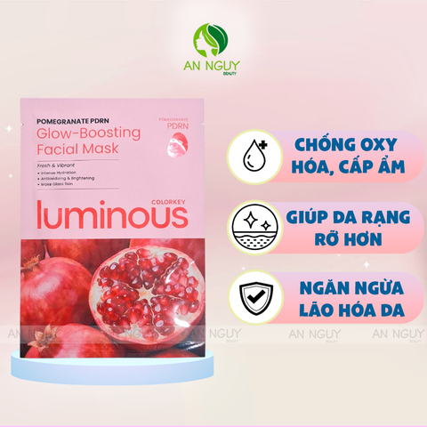 Mặt Nạ Dưỡng Da Thuần Chay Colorkey Luminous PDRN 25ml