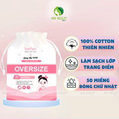 Bông Tẩy Trang Befou 100% Cotton Mềm Mại
