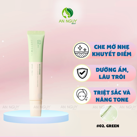 Kem Lót Judydoll UV Defense Tone Up Cream Primer SPF 50+ PA+++ Triệt Sắc Nâng Tông 20g