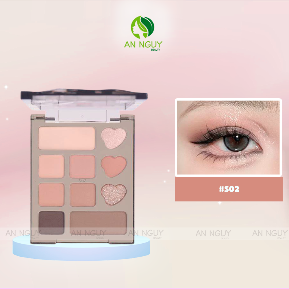Bảng Phấn Mắt 10 Ô Veecci Gorgeous Dream 10-Color Eyeshadow Palette 4.2g