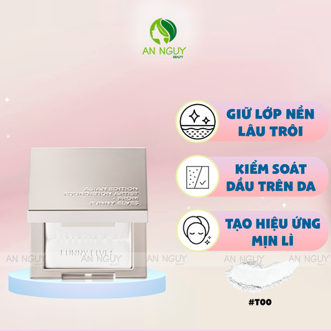 Phấn Phủ Nén Kim Cương Funny Elves Seamless Translucent Powder 3.5g