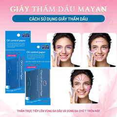 Giấy Thấm Dầu Mayan Oil Control Paper Kiểm Soát Dầu