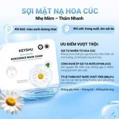 Hộp 10 Miếng Mặt Nạ Dưỡng Da Keyshu Bioessence Mask 5 In 1